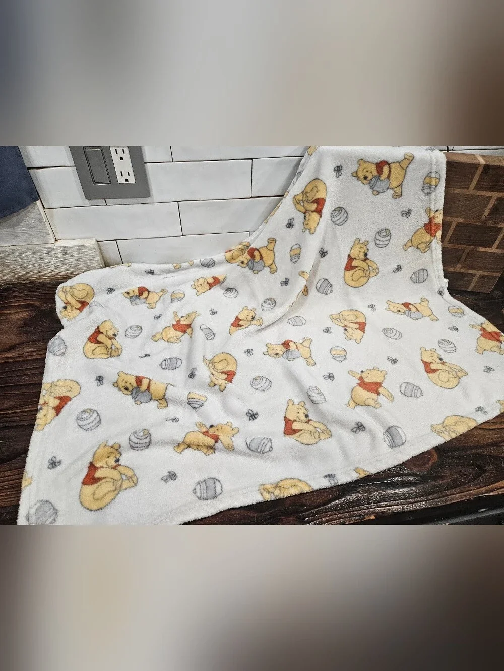 Infant Baby 36x36 Disney Winnie The Pooh Crib Blanket